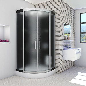 Shower enclosure shower d58-03m0-ec complete shower ready shower 80x80 cm