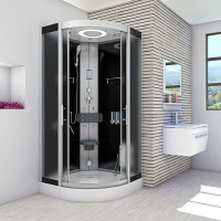 Shower enclosure shower d58-03m0-ec complete shower ready shower 80x80 cm