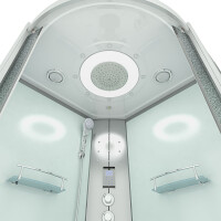 Komplettdusche Dusche D58-20M1 100x100 cm ohne 2K Scheiben Versiegelung