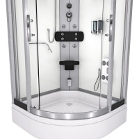 Komplettdusche Dusche D58-50T0 90x90 cm ohne 2K Scheiben Versiegelung