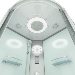 Komplettdusche Dusche D58-50M0 90x90 cm ohne 2K Scheiben Versiegelung