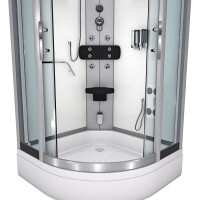 Komplettdusche Dusche D58-50M0 90x90 cm ohne 2K Scheiben Versiegelung