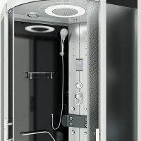 AcquaVapore Dampfdusche Dusche D58-63M2 100x100 cm ohne 2K Scheiben Versiegelung