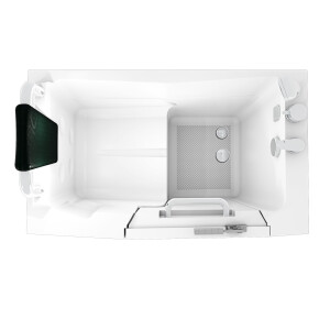Sitting bath tub with door s08-c 110x68cm