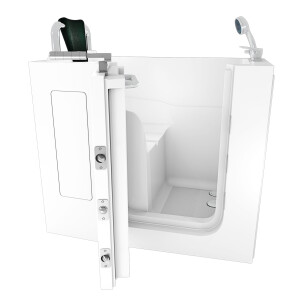 Sitting bath tub with door s08-c 110x68cm