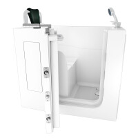 Sitting bath tub with door s08-c 110x68cm