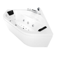 Whirlpool pool bathtub corner tub w20h 140x140cm
