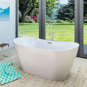 freestanding tub f03 180x80cm with fitting af02