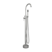 freistehende Badewanne Wanne Acryl F01 170x80cm mit Armatur AF02